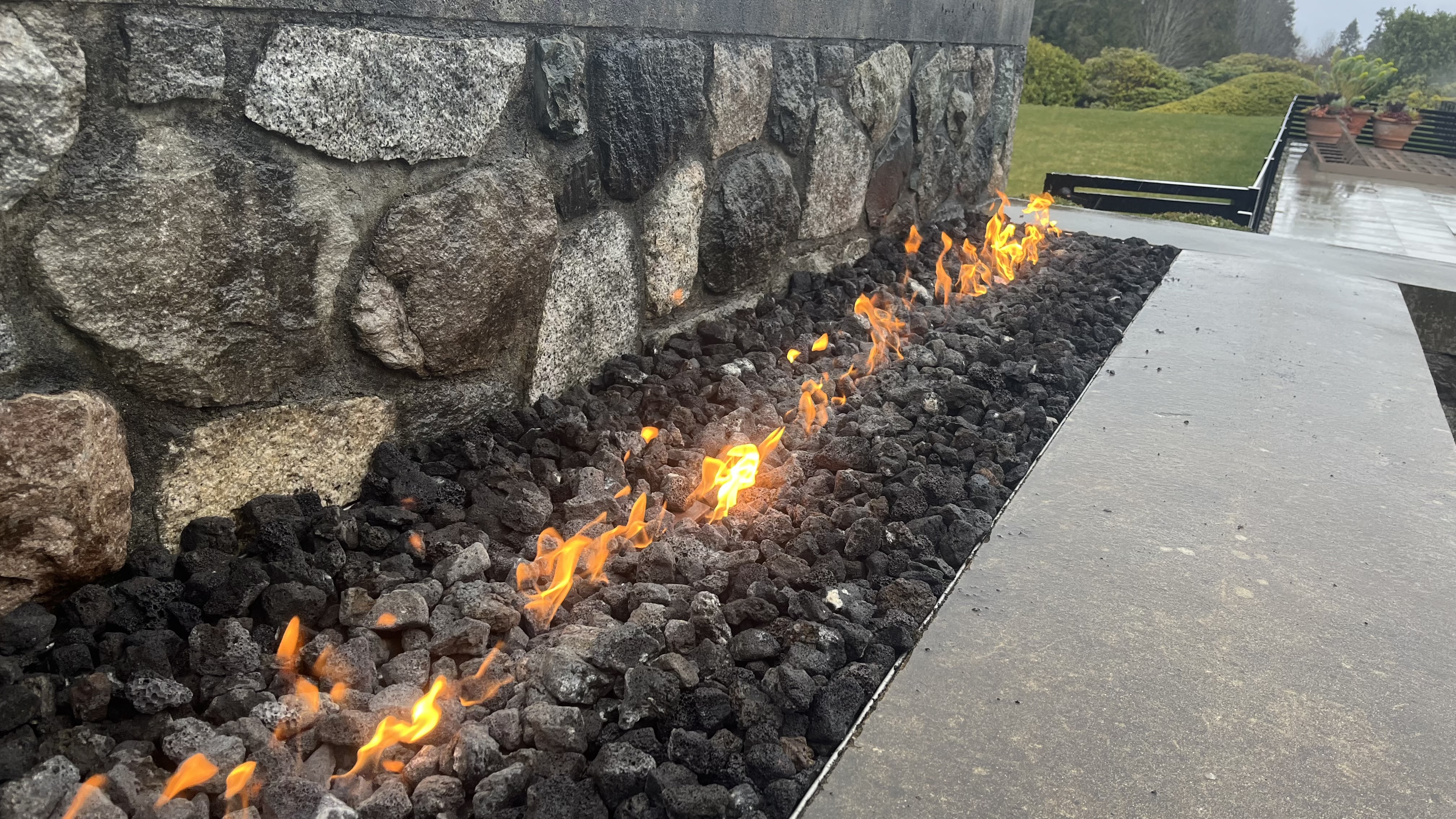 custom luxury fire pit