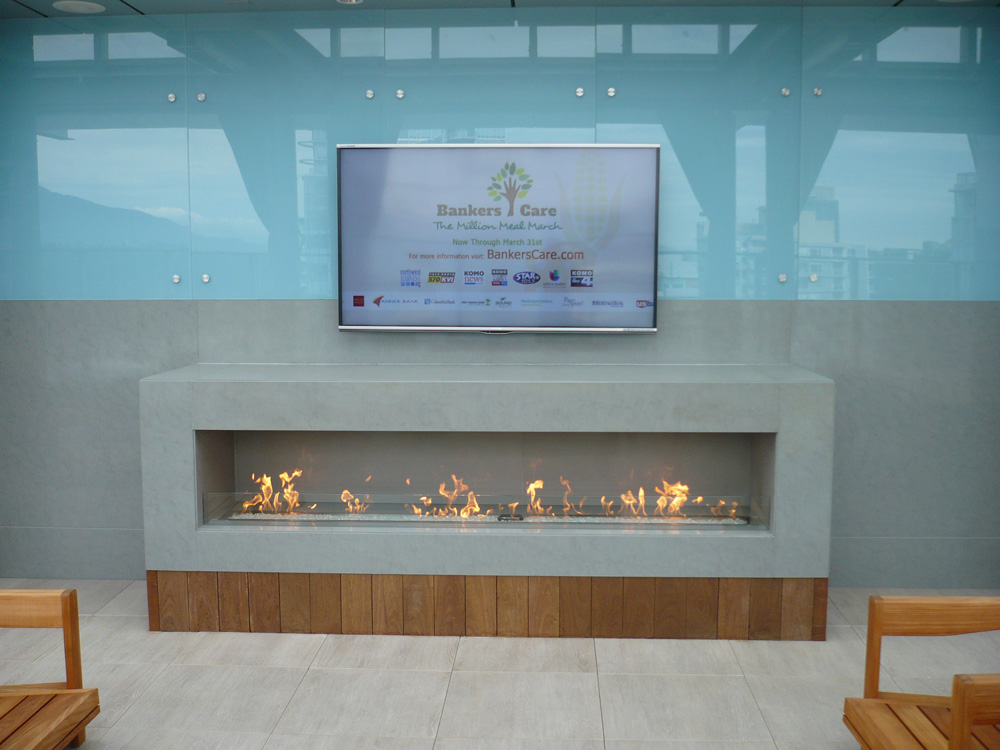 custom outdoor linear burner