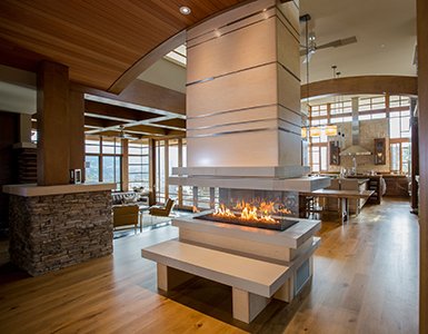 custom fireplace design