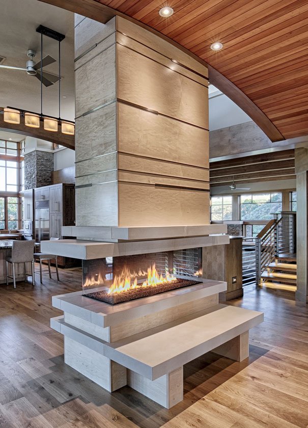 custom fireplace